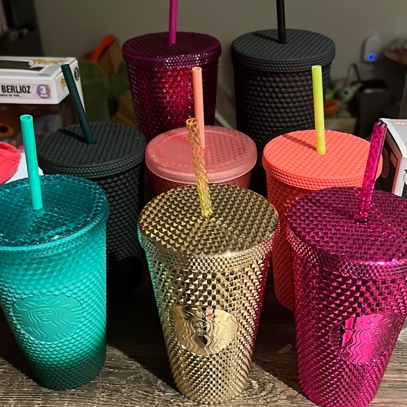 Big set of 8 tumblers from Starbucks-nwt/ EUC - Picture 1 of 1